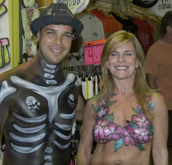 Body Painting 2007 photo - Duval Street, Key West